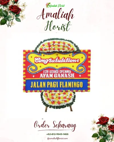 Bunga Papan Congratulation di Kawasan Industri Subang Smartpolitan